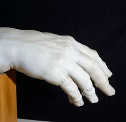 Polyphemus högra hand, fragment av Polyphemus Group, eller Ulysses som förblindar Polyphemus, marmorskulptur av Agesander, Athenodorus och Polydorus, kopia av original från den hellenistiska perioden, romersk civilisation