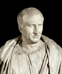 Porträtt av den romerske statsmannen Cicero