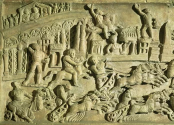 Relief föreställande lekar på Circus Maximus