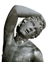 Satyr, bronsstaty