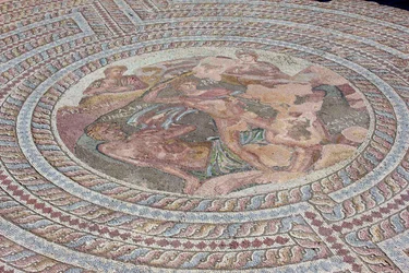 Theseus and the Minotaur, Theseus House, Paphos, Cypern (mosaik)