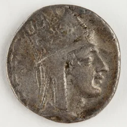 Tigranes II av Armenien, 83-69 f.Kr. (silver)