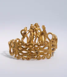 Armband med Agathodaimon, Isis-Tyche, Aphrodite och Terenouthis
