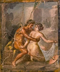 Satyr och nymf, 1:a H. 1:a århundradet. AD.