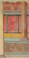 Väggmålning från en villa i Boscoreale, c.50–40 f.Kr.