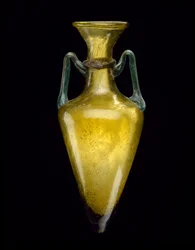 Amphoriskos, 300-500 (blåst glas)