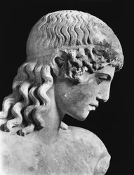 Apollo (marmor) (s/v foto) (detalj)