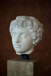 Art Rome Chef för den romerske kejsaren Mark Aurele Young (121 - 180 AD) Marmor
