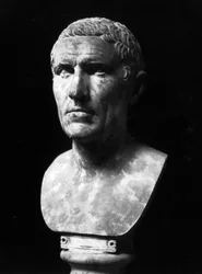 Byst av Marcus Claudius Marcellus (c.268-208BC) (marmor)