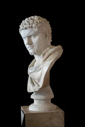 Caracalla (188 - 217 e.Kr.) marmor, romersk konst