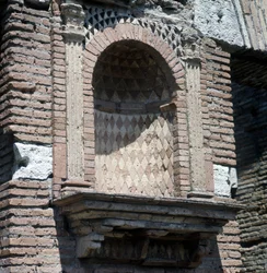 Casa del Laraire (Lararium) i Ostia (Ostia), i närheten av Rom.