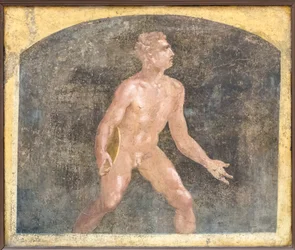 Discobolus, from villa Arianna at Stabiae