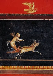 Fris med cupid, House of Vettii, Pompeji (Unescos världsarvslista