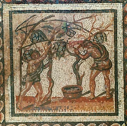 Plockning av vindruvor (mosaik)