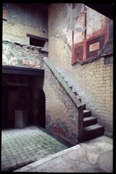 Utsikt över casa del Bel Cortile, 500-talet f.Kr.-1:a århundradet e.Kr