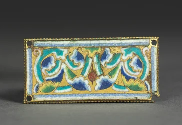 Plack från en relikvieskrin, ca 1180-1190