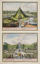 The Park at Enghien, c.1685, illustration från en 