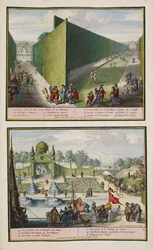 The Park at Enghien, c.1685, illustration från en 