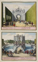 The Park at Enghien, c.1685, illustration från en 