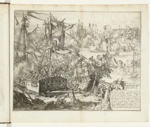 Slaget vid Lepanto, 1571 Victoire de Lepanto (titel på objekt) Guerres de Flandres (serietitel)