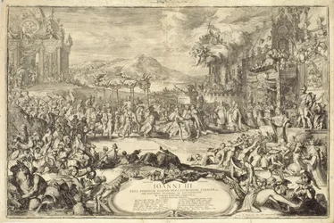 Johan III:s (1629-96) kröningsintåg i Polen, 1675