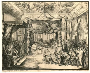 Drottning Mary II Stuart på sin dödsbädd, 1695 The Death and Burial of Mary II Stuart, Queen of England, 1695 (serietitel)