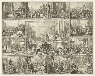 Förföljelse av protestanter i Frankrike efter upphävandet av ediktet av Nantes, 1685-1686 Tyrannier mot de reformerte i Frankrike (titel på objekt)