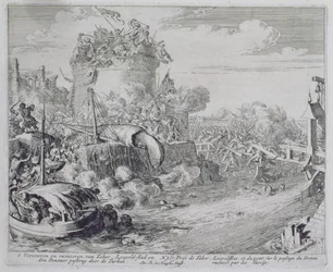 Vienna Print Cycle, erövrar Tabor Island i utkanten av Leopoldstadt, 1683