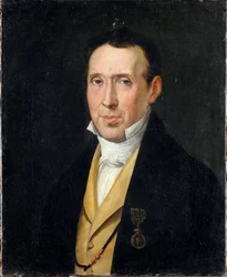 Porträtt av Andrea de Marchi da Recco Målning av Rosa Carrea Bacigalupo (1794-1854) Genes, Modern Art Gallery