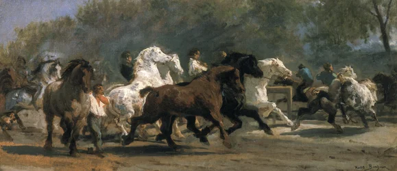 Studie för hästmarknaden, 1852-54