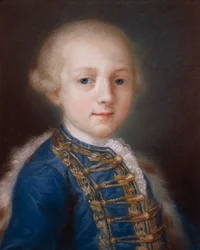 Porträtt av en ung pojke, av Rosalba Carriera (1673-1757)