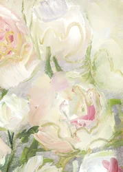 Krämrosa blommor