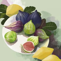 Mogna fikon och citroner