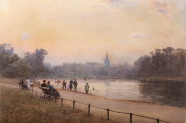 Promenad i parken, Kensington