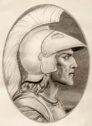 Alexander III av Makedonien, från Living Biography of Famous Men.