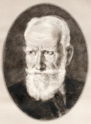 George Bernard Shaw, från Living Biography of Famous Men.