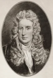 Sir Isaac Newton, från Living Biography of Famous Men