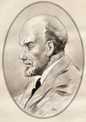 Vladimir Iljitj Uljanov, från levande biografier om kända män.