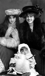 Ellaline Terriss 1872-1971, engelsk skådespelerska och sångerska, 1908.