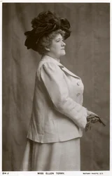 Ellen Terry, brittisk skådespelerska, ca 1900-talet.