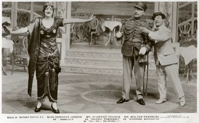 Medlemmar i skådespelarna i Oh! åh! Delphine!!!, c1916.
