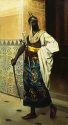 Nubian Guard (olja på duk)