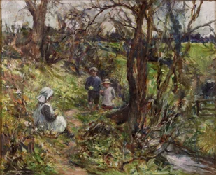 The Primrose Gatherers (olja på duk)