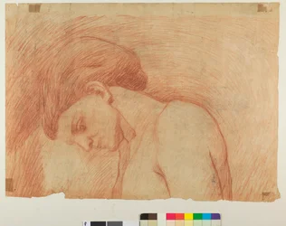 Porträtt av hans hustru, ca 1918