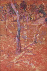 Träd och mur, 1905-06
