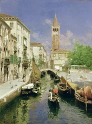 En venetiansk kanal