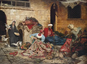 The Carpet Menders, 1883