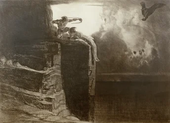 Frigivningen av Prometheus (etsning)