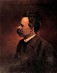 Porträtt av Nietzsche