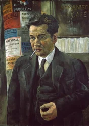 Porträtt av Egon Erwin Kisch